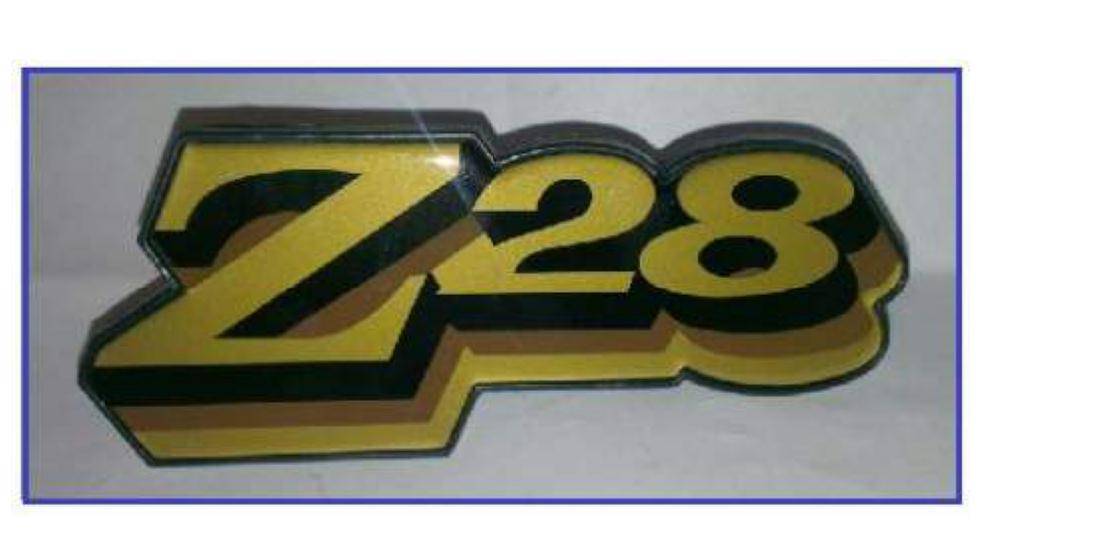 78 Camaro Z28 Grill Emblem: DARK GOLD